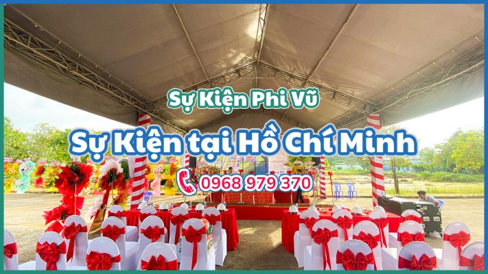 Cho thuê nhà bạt tổ chức lễ khởi công tại HCM